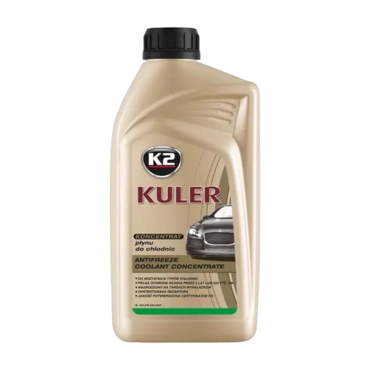 Антифриз K2 T201Z G11 KULER -35°C 1 л Зеленый (3199358324)
