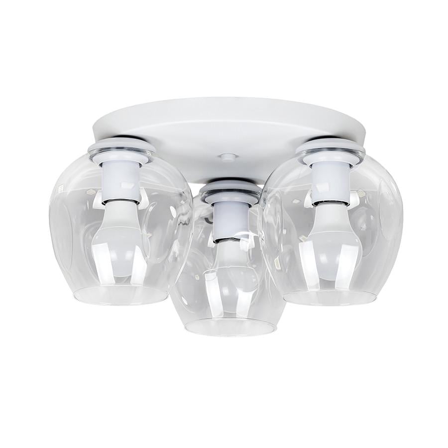 Люстра Levistella 756XPR0231F-3 WH+CL с 3 плафонами Белый/Прозрачный (300)