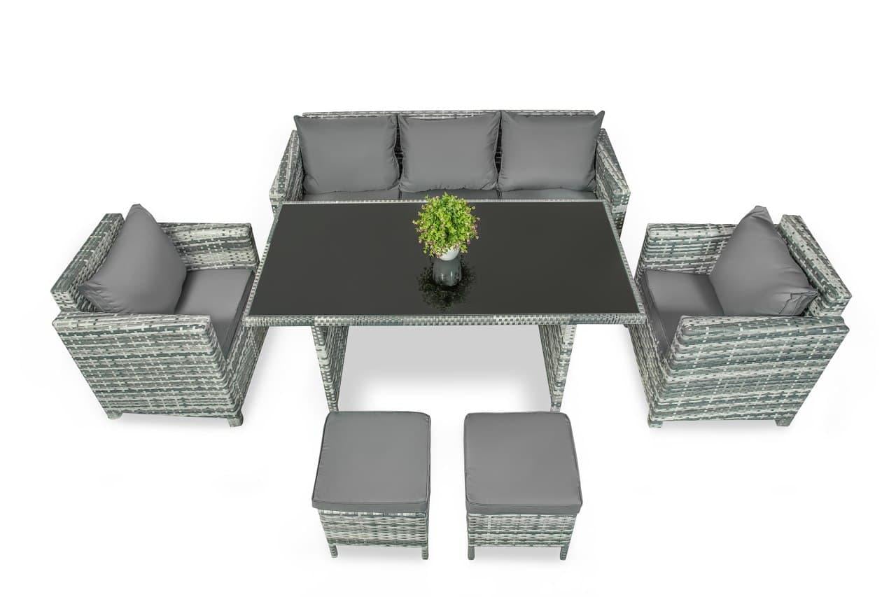 Набор садовой мебели Just Relax Deluxe Szary (121010ds)