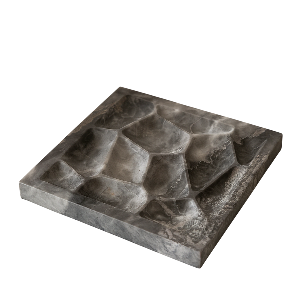 Підставка для прикрас Markam 15х15 см Сірий мармур (111) Підставка для прикрас Markam 15х15 см Сірий мармур (111)
