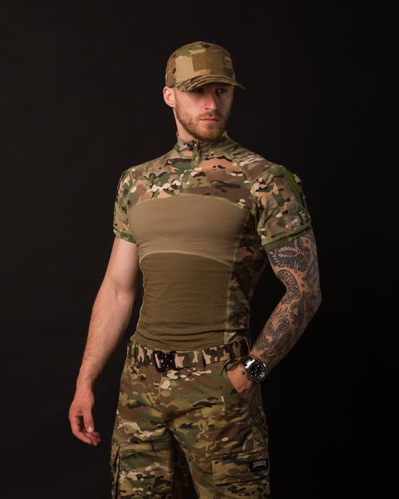 Футболка тактеческая мужская Bezet Fight XXXL Камуфляж (9497)