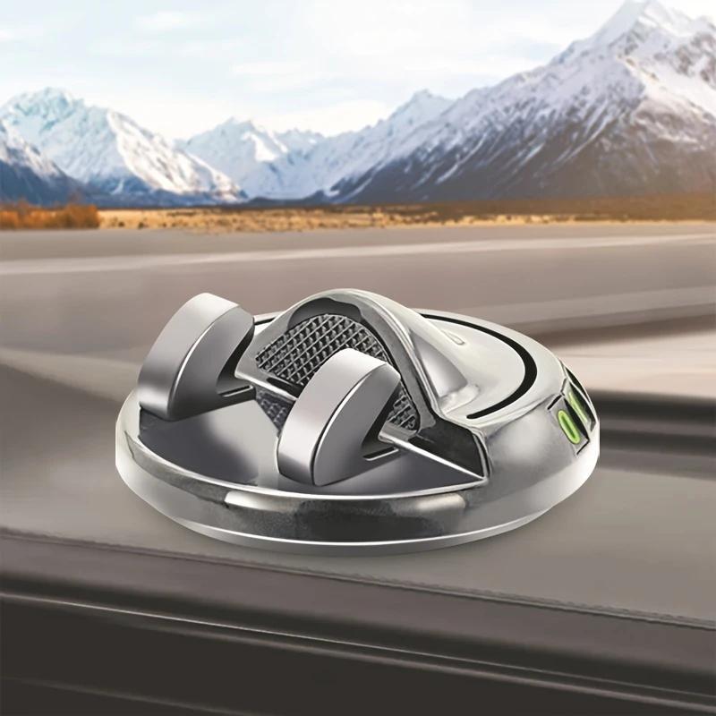 Автодержатель с поворотной основой самоклеящийся с функцией автовизитки на приборную панель 8,5 см Черный (D-0088) - фото 2 Автодержатель с поворотной основой самоклеящийся с функцией автовизитки на приборную панель 8,5 см Черный (D-0088) - фото 2