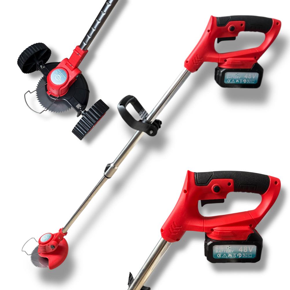 Тример для травы аккумуляторный с колесами ProVolt PV-1003 48V/6Ач (1003) - фото 2 Тример для травы аккумуляторный с колесами ProVolt PV-1003 48V/6Ач (1003) - фото 2