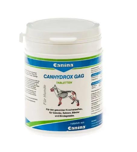 Витамины для собак крупных пород Canina Canhydrox GAG для суставов 120 табл. 200 г (123506 A) Витамины для собак крупных пород Canina Canhydrox GAG для суставов 120 табл. 200 г (123506 A)