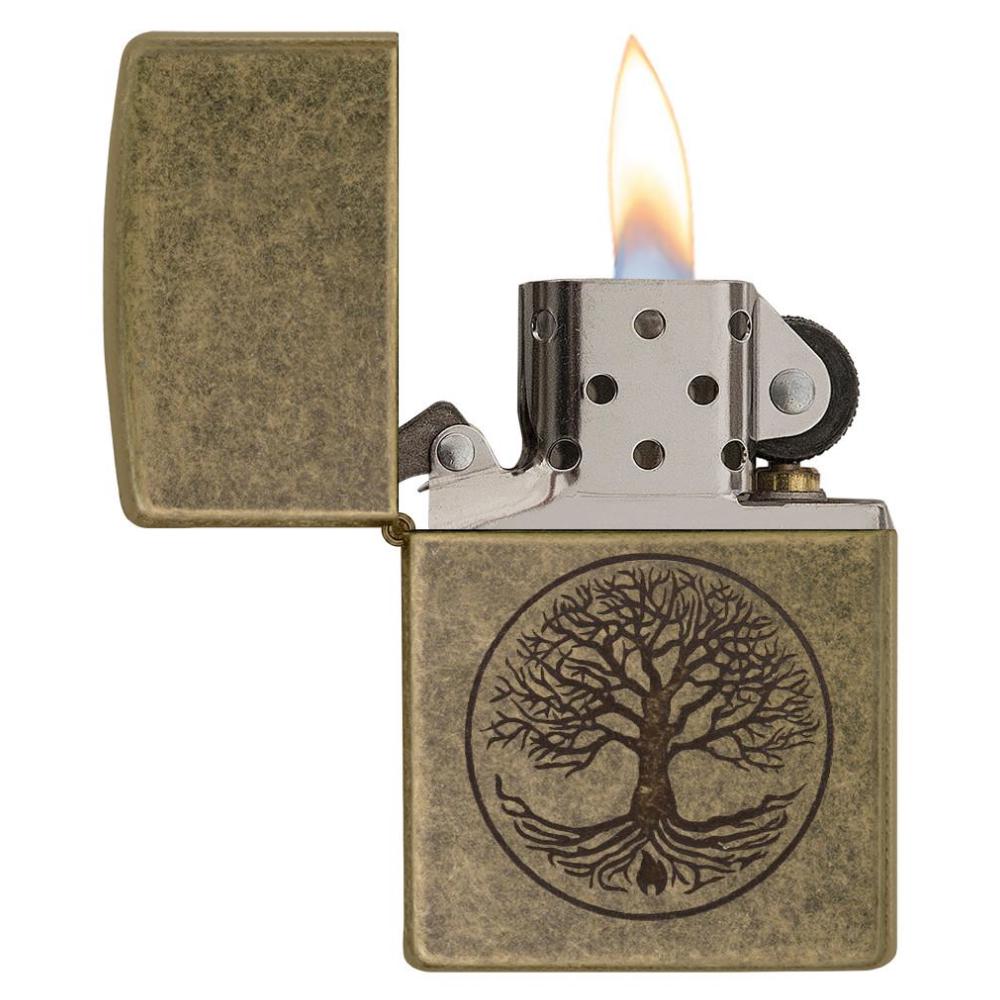 Запальничка ZIPPO 29149 Tree of Life бензин/кремені в подарунковій коробці - фото 4