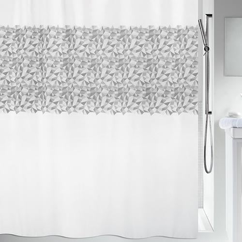 Шторка для ванної кімнати Spirella Polyester Iroko 180х200 см Сірий (10.18491)