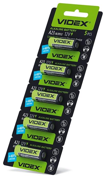 Батарейки Videx A23/MN21 12V 5 шт. (64950)
