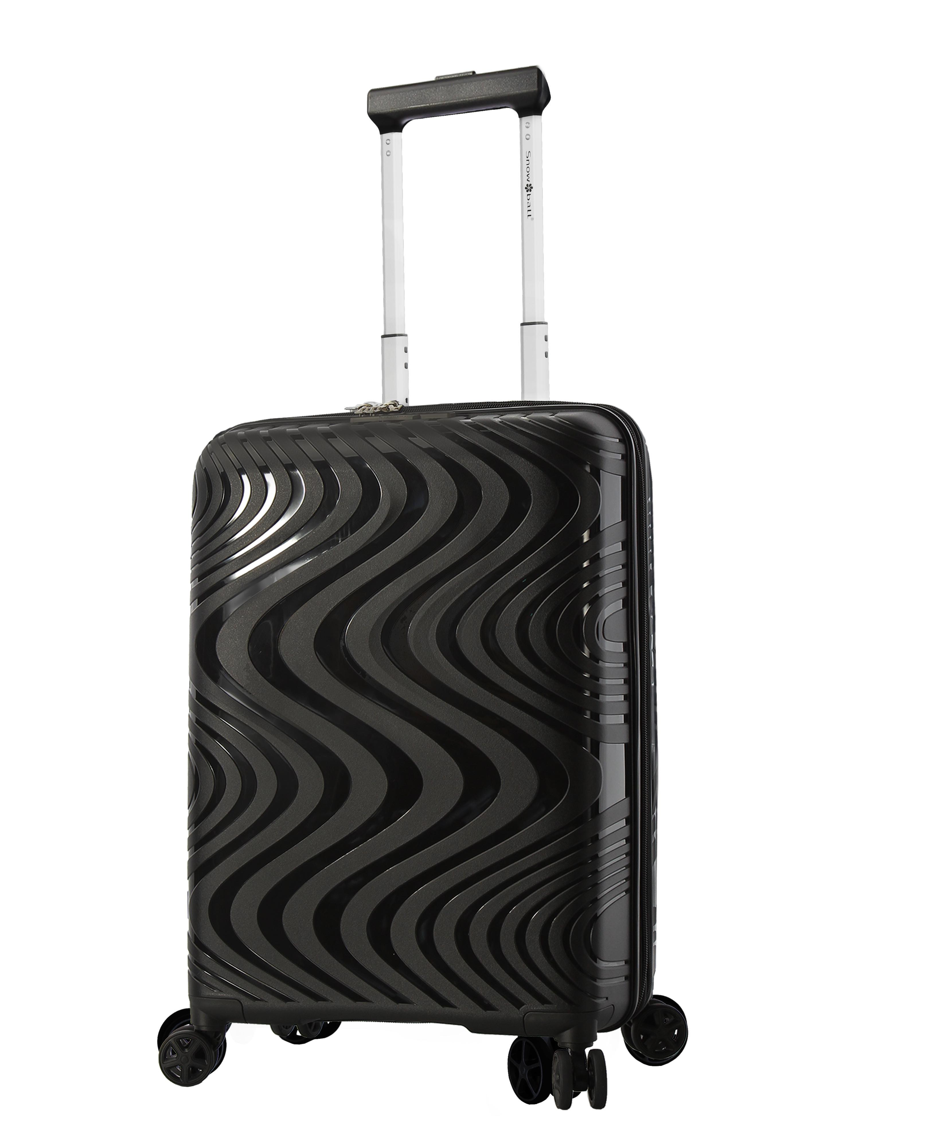 Чемодан Snowball 04303 полипропилен S 54х37х22 см 35 л Черный
