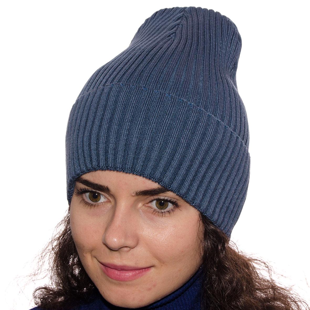 Шапка легкая Sofi AZ20102 Джинсовый