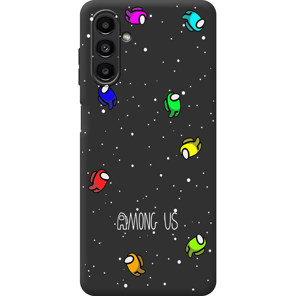 Чехол BoxFace Samsung Galaxy A13 (A136) Among Us Invisible Черный силикон (44113-bk76-44166)