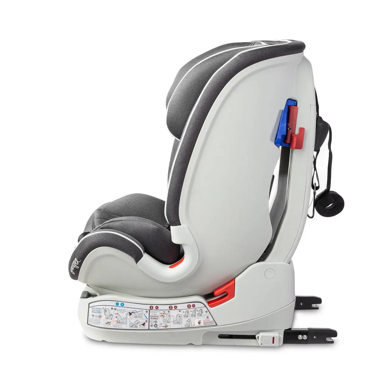 Автокрісло дитяче Caretero Yoga Isofix 0-36 кг 80х46х44 см Графітовий (119926) - фото 6