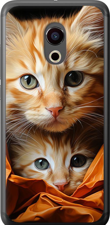 Чехол на Meizu Pro 6 Котики 2 (5664u-293-42517) Чехол на Meizu Pro 6 Котики 2 (5664u-293-42517)