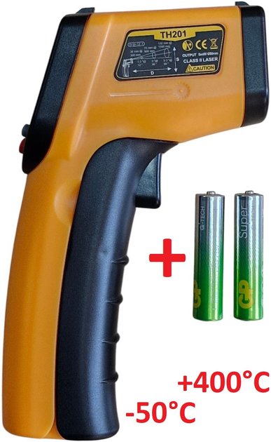Термометр безконтактний цифровий ANENG від -50 до +400°C з лазерним покажчиком Aneng TH201 2 батареї (96031091) - фото 16 Термометр безконтактний цифровий ANENG від -50 до +400°C з лазерним покажчиком Aneng TH201 2 батареї (96031091) - фото 16
