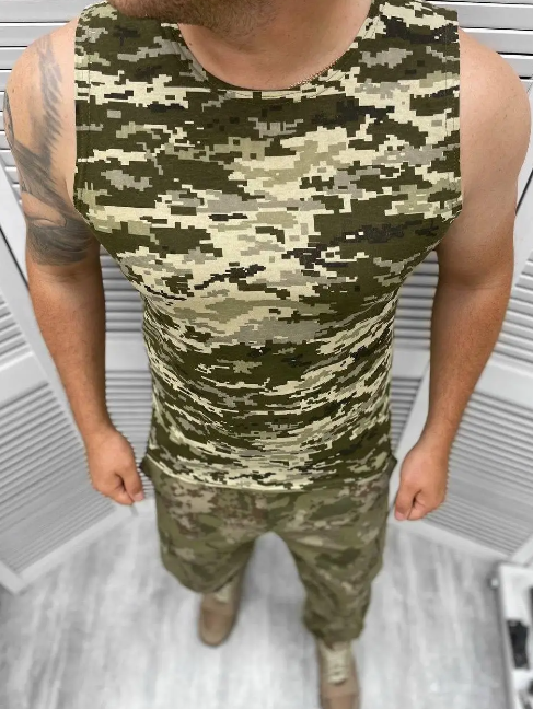 Армейская футболка мужская военная L Пиксель (AN004336)