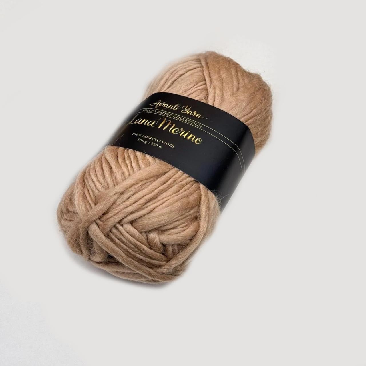 Пряжа Avanti Yarn Lana Merino для вязания/ткачества 100 г Карамель (2479539395)