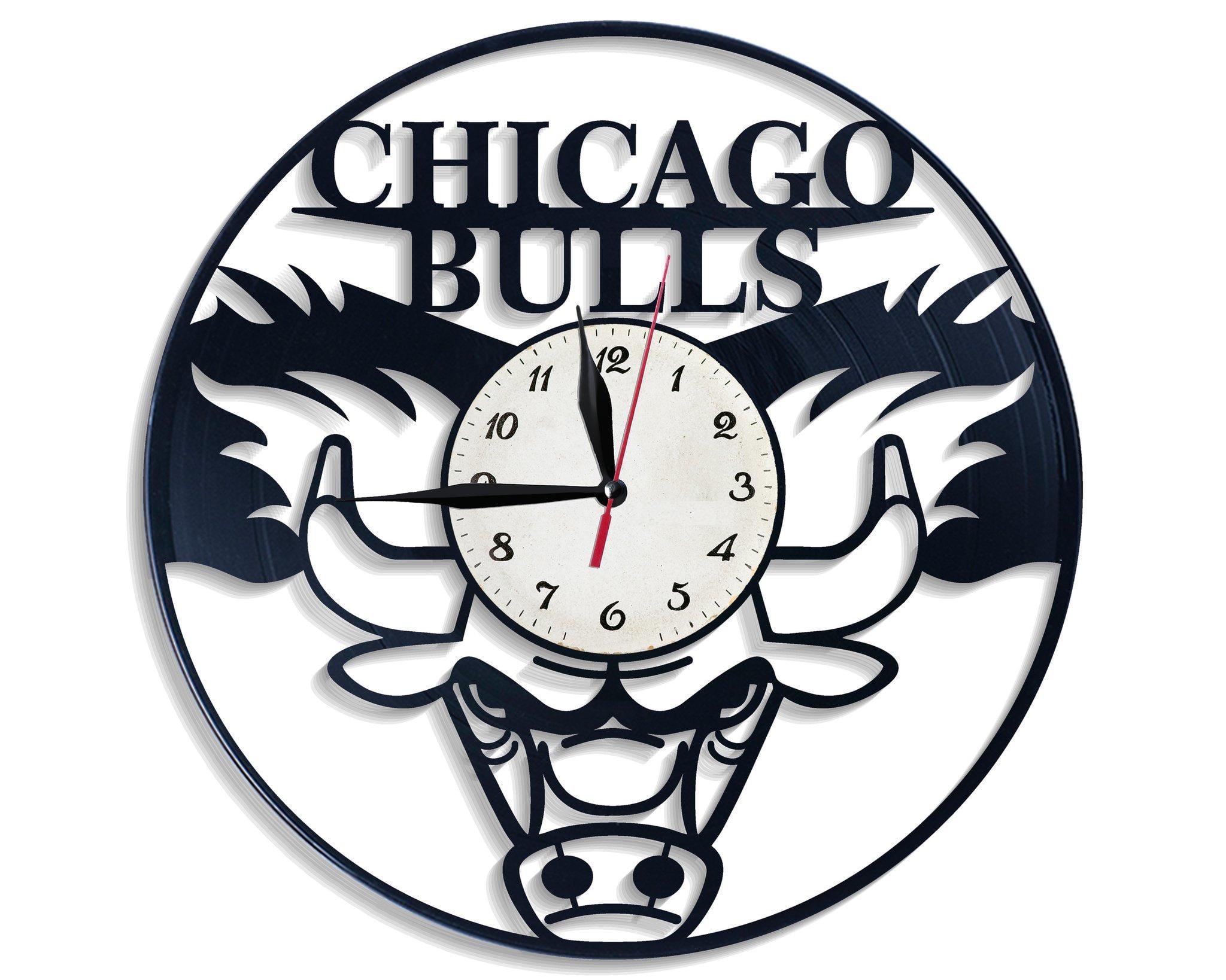 Часы настенные Chicago Bulls 2565 из виниловой пластинки