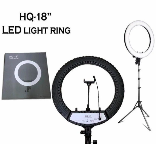 Кільцева професійна led лампа D45 см HQ18 з пультом (HQ 18-VP) - фото 7