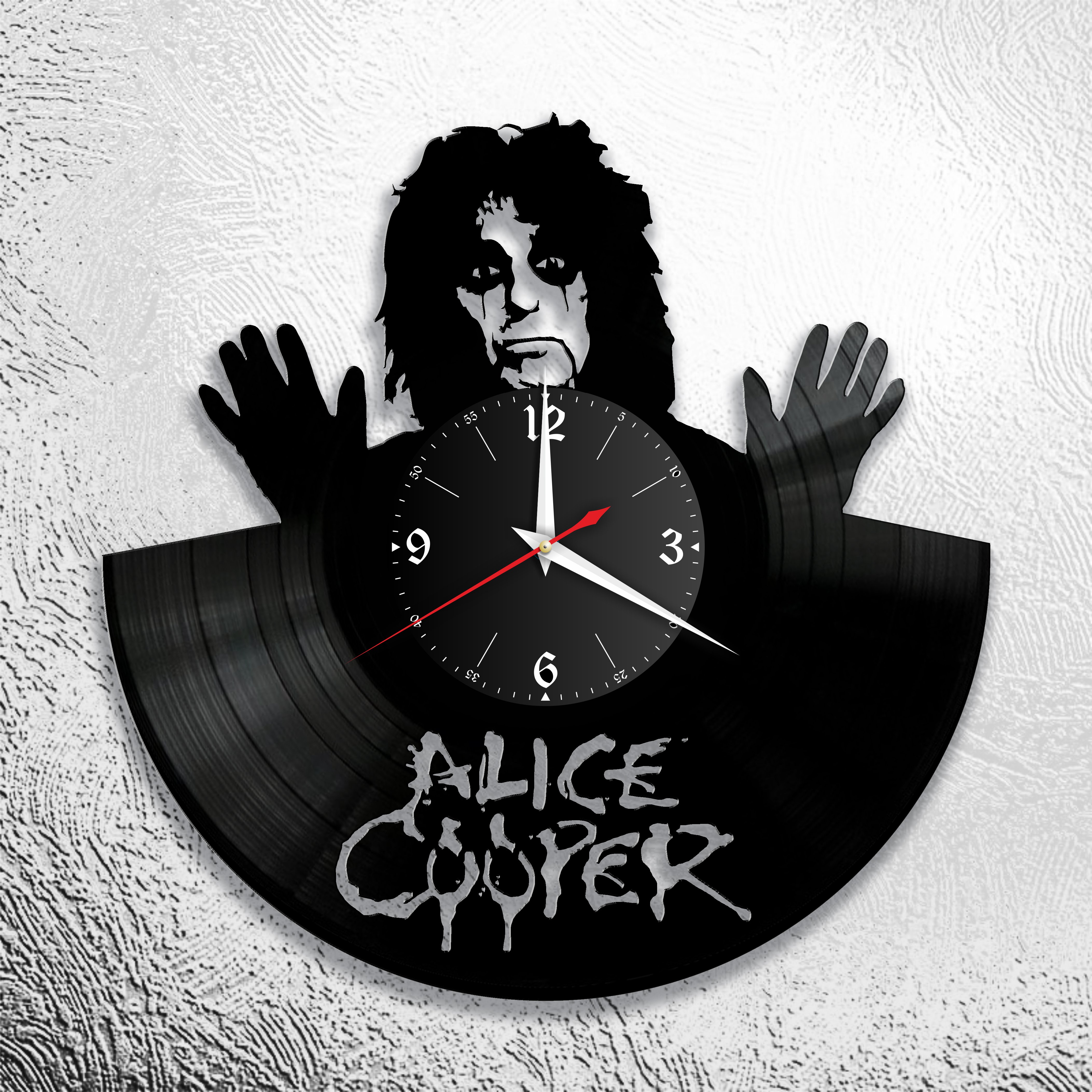 Часы настенные Alice Cooper 0626 из виниловой пластинки