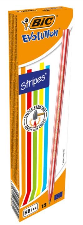 Олівець BIC Еvolution 646 НВ у лінійку без гумки 12 шт. Чорно-графітовий (2700698198) Олівець BIC Еvolution 646 НВ у лінійку без гумки 12 шт. Чорно-графітовий (2700698198)