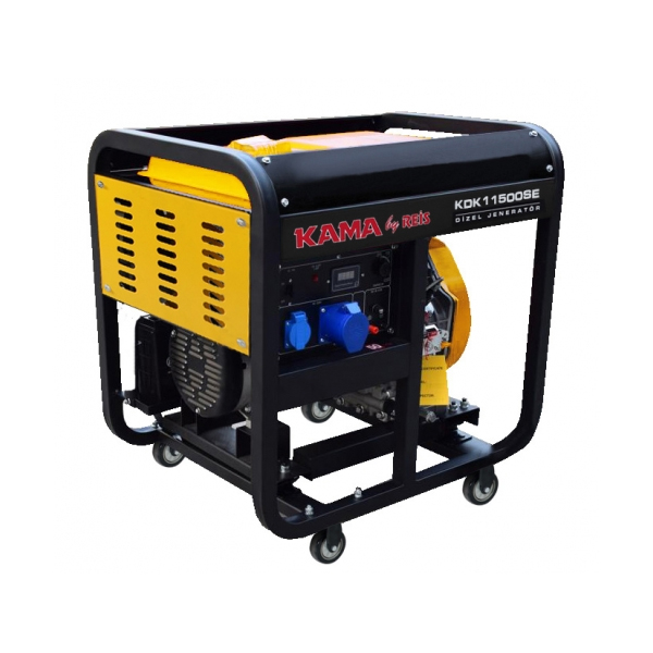 Генератор дизельный KAMA KDK11500SE 11KVA однофазный 230V 12,5 л