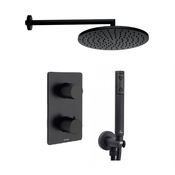 Душевая система скрытого типа Bossini Cosmo H70596I00073 PLUS с верхним душем Черный (157707) Душевая система скрытого типа Bossini Cosmo H70596I00073 PLUS с верхним душем Черный (157707)