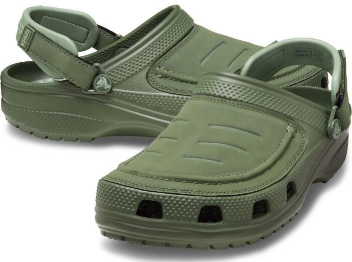 Крокси чоловічі Crocs Yukon Vista II LiteRide р. 44-45 Хакі (24678)