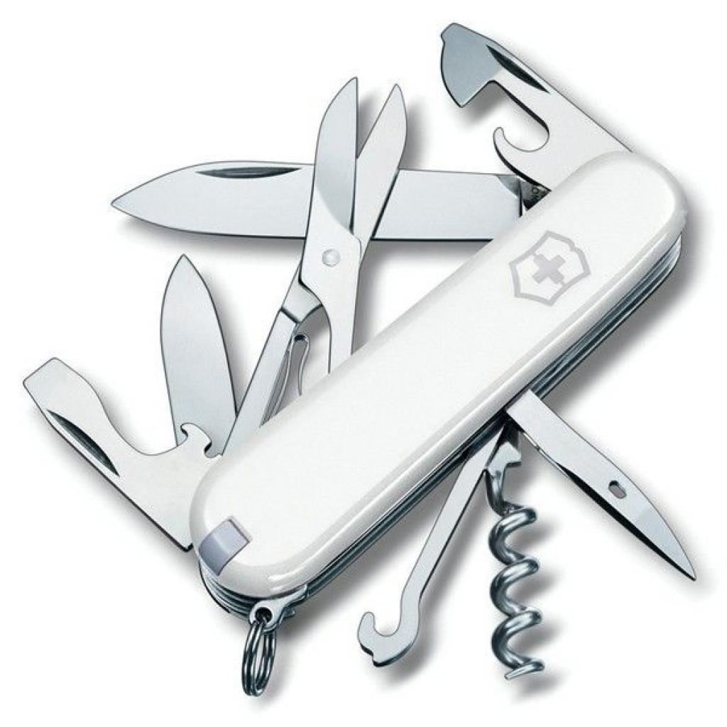 Туристический нож швейцарский Victorinox Swiss Army Climber белый (1.3703.7) Туристический нож швейцарский Victorinox Swiss Army Climber белый (1.3703.7)