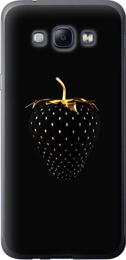 Чехол на Samsung Galaxy A8 A8000 Черная клубника (3585u-135-42517)