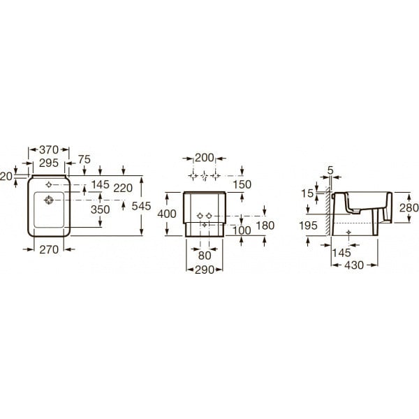 Биде Roca Element (357577000) - фото 2