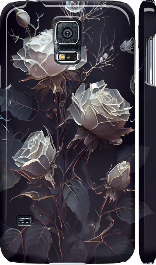Чехол на Samsung Galaxy S5 Duos SM G900FD Розы 2 (5550m-62-42517)