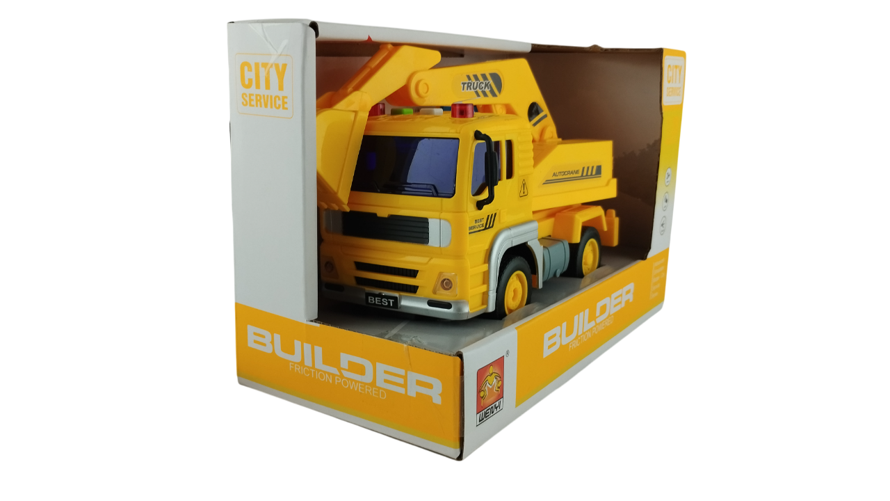 Іграшка Машинка інерційна Кран музична світиться (000097) - фото 2 Іграшка Машинка інерційна Кран музична світиться (000097) - фото 2