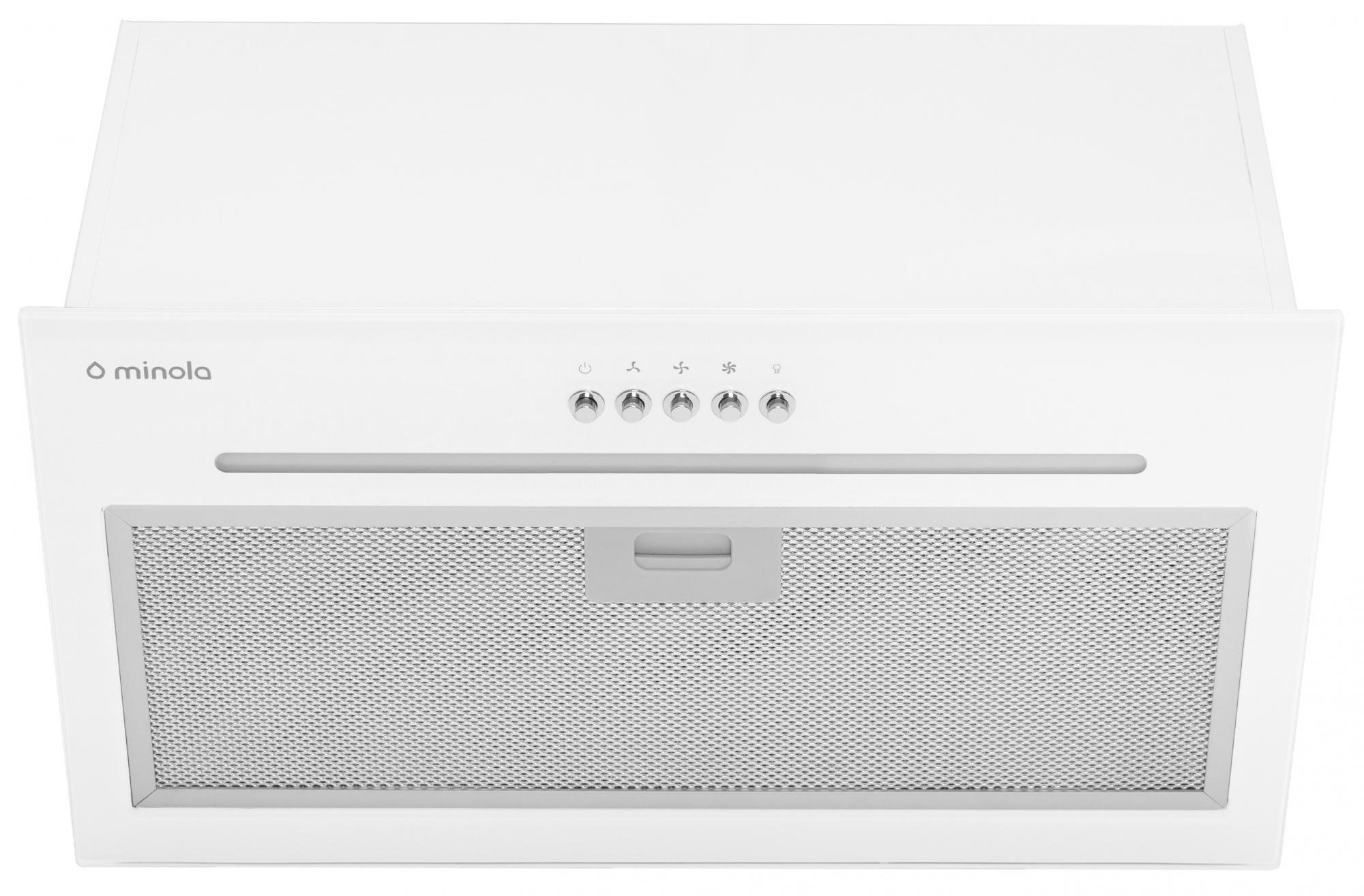 Витяжка Minola HBI 5664 WH GLASS 1000 LED Line повновбудована (29925)
