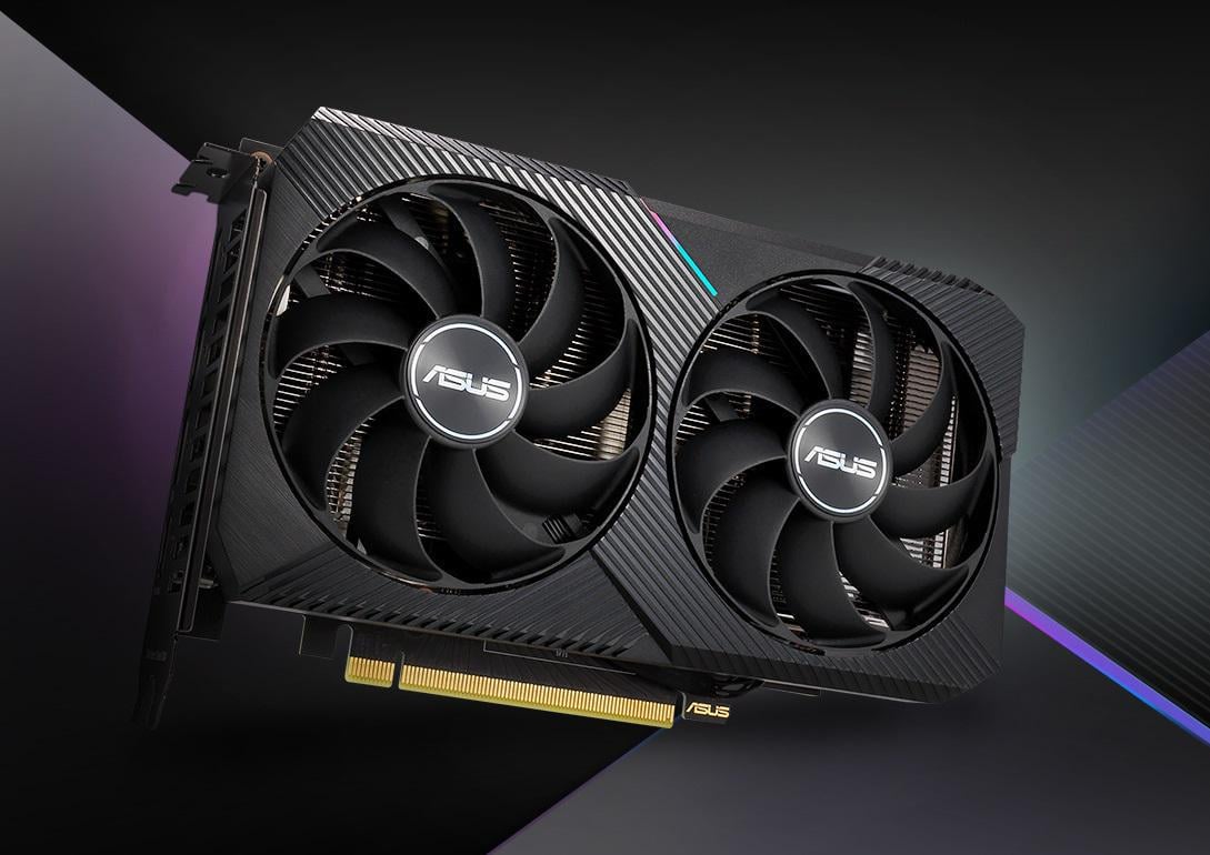 Відеокарта Asus GeForce RTX 3050 8GB GDDR6 DUAL OC DUAL-RTX3050-O8G (90YV0HH0-M0NA00) - фото 2