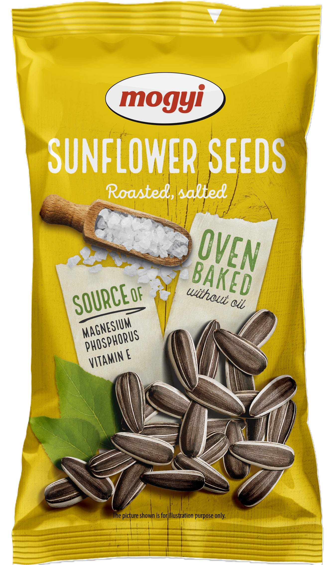 Насіння соняшника смажене Mogyi смугасте підсолене 60 г (10060)