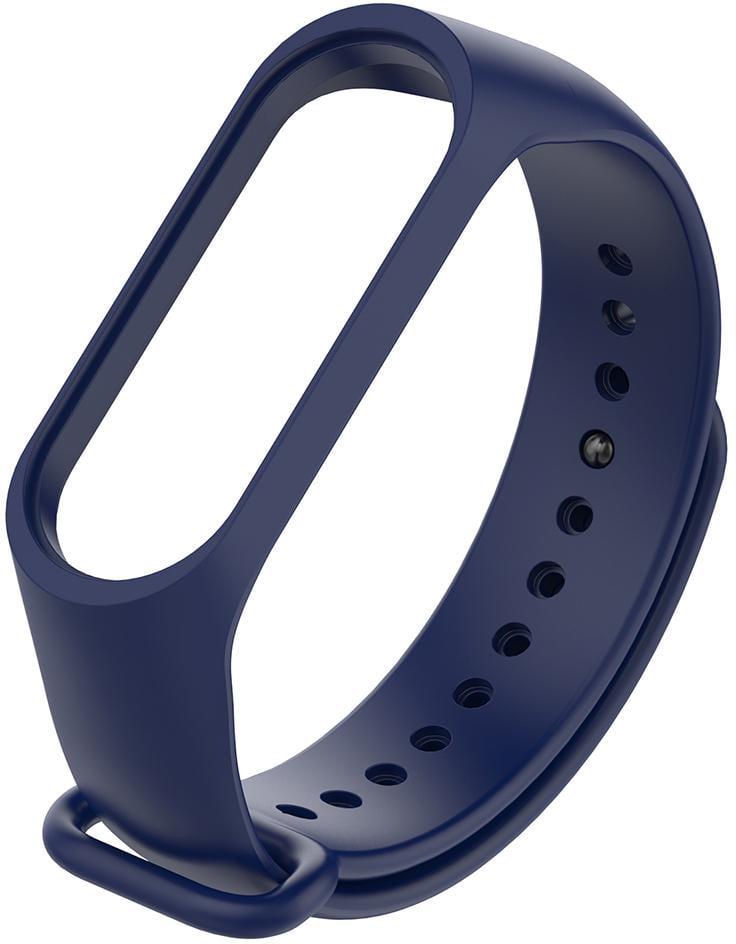 Ремінець Jsota для Mi Band 3 силіконовий Dark Blue (07812-5D)