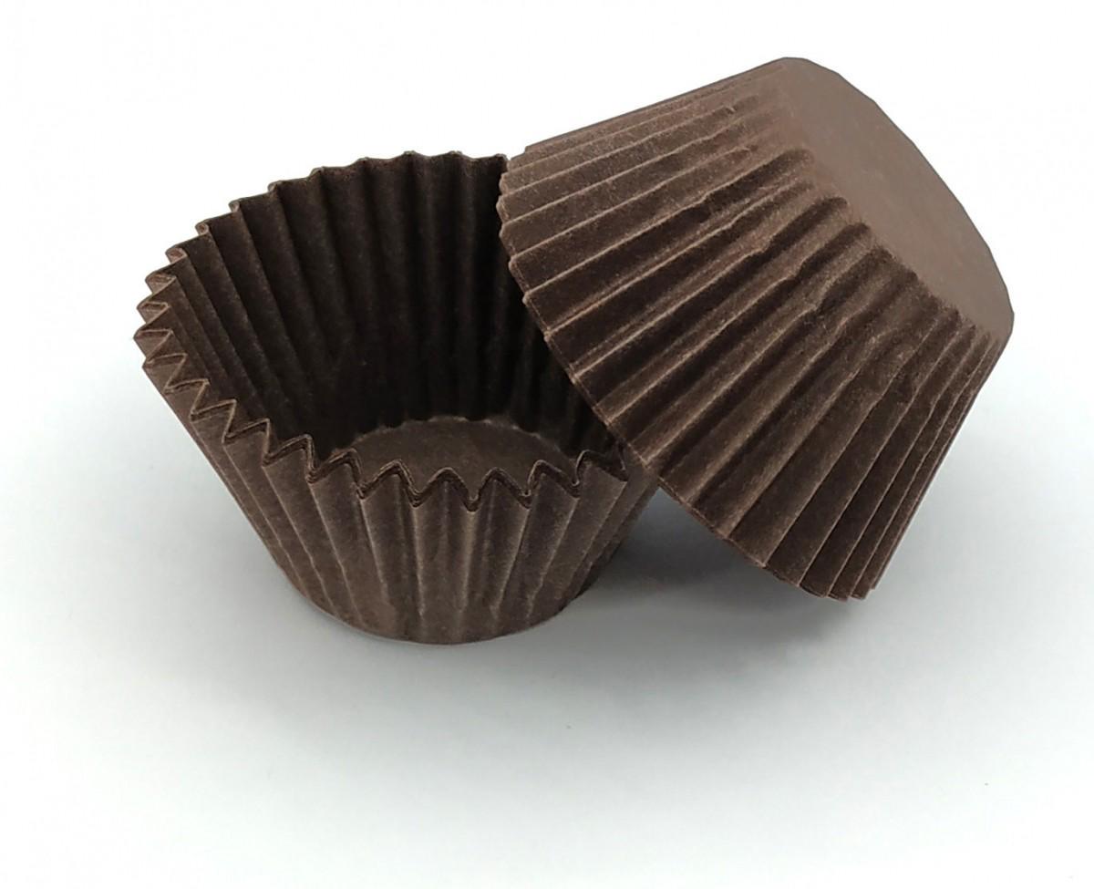 Форма для випічки кексів/капкейків паперові 2000 шт. 21х16 мм Коричневий (19572035)