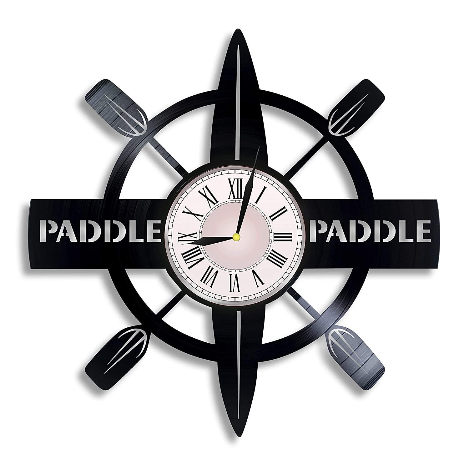 1Часы настенные Сапсерфинг SUP 2321 из виниловой пластинки