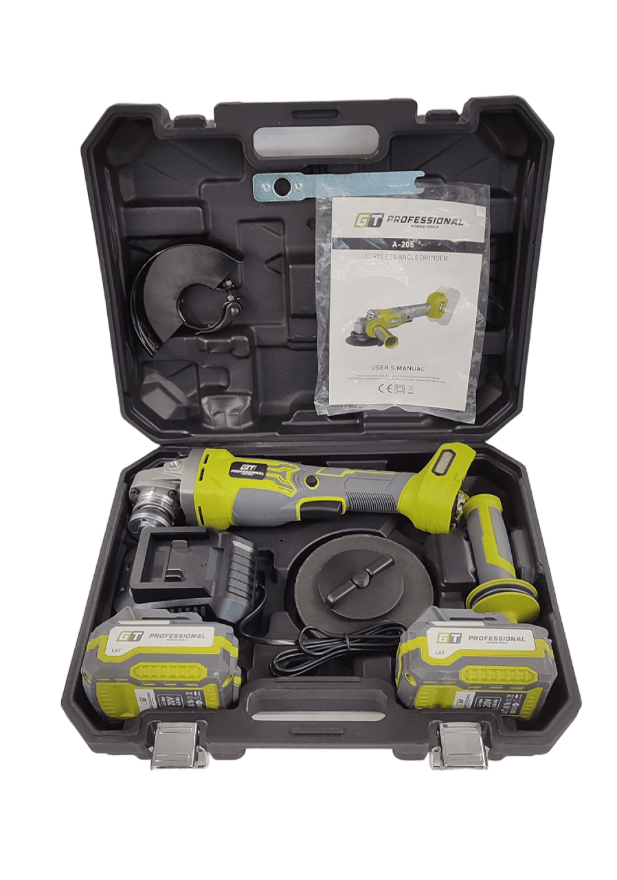 Болгарка акумуляторна GT А-205 21 В 125 мм (27563405)