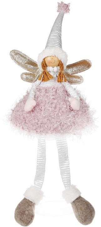 Мягкая игрушка Девочка в розовой юбочке 58 см сидячая (BD-822-303)