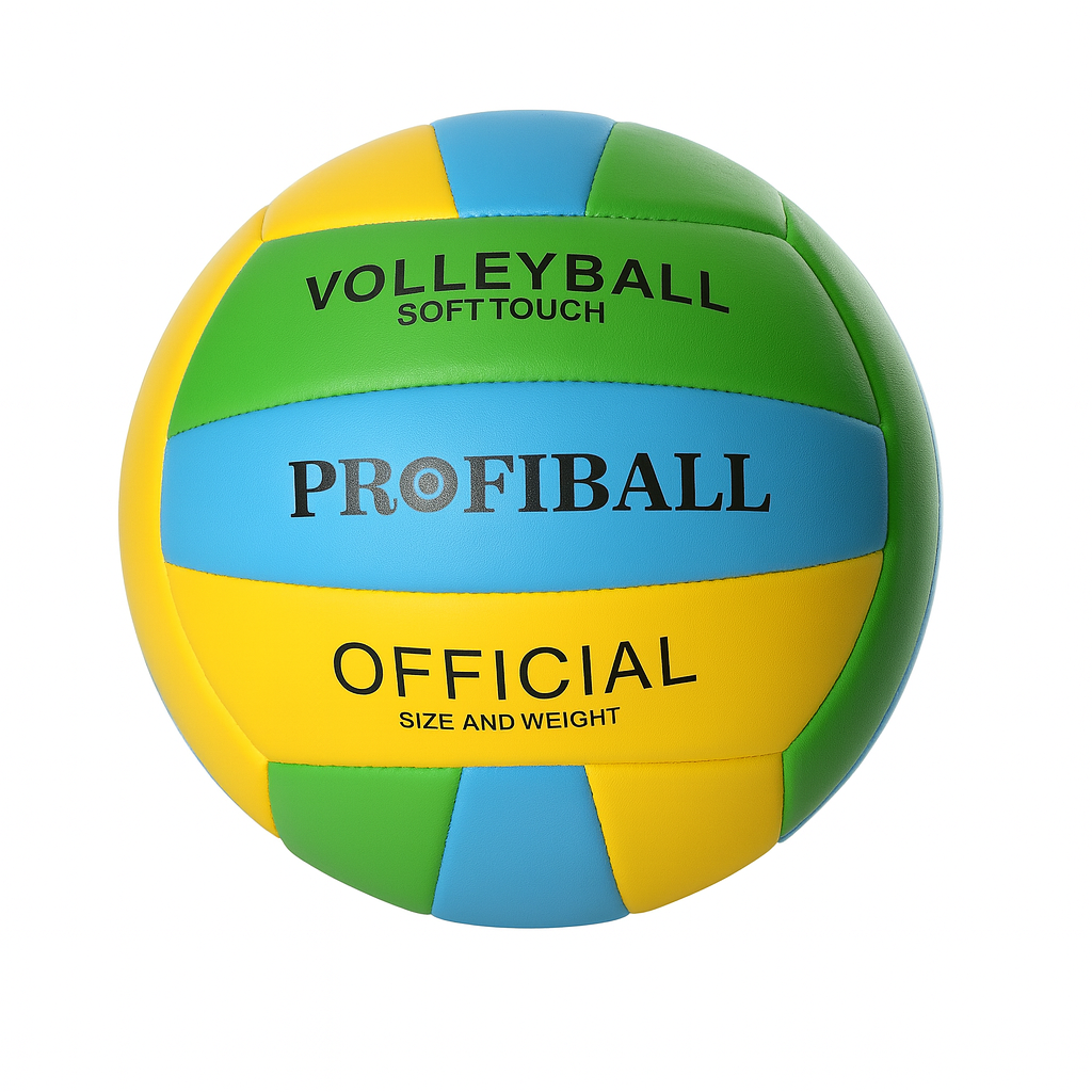 Волейбольный мяч PROFIBALL EN-3248 р. 5 Голубой с желтым/Зеленый (29424766)