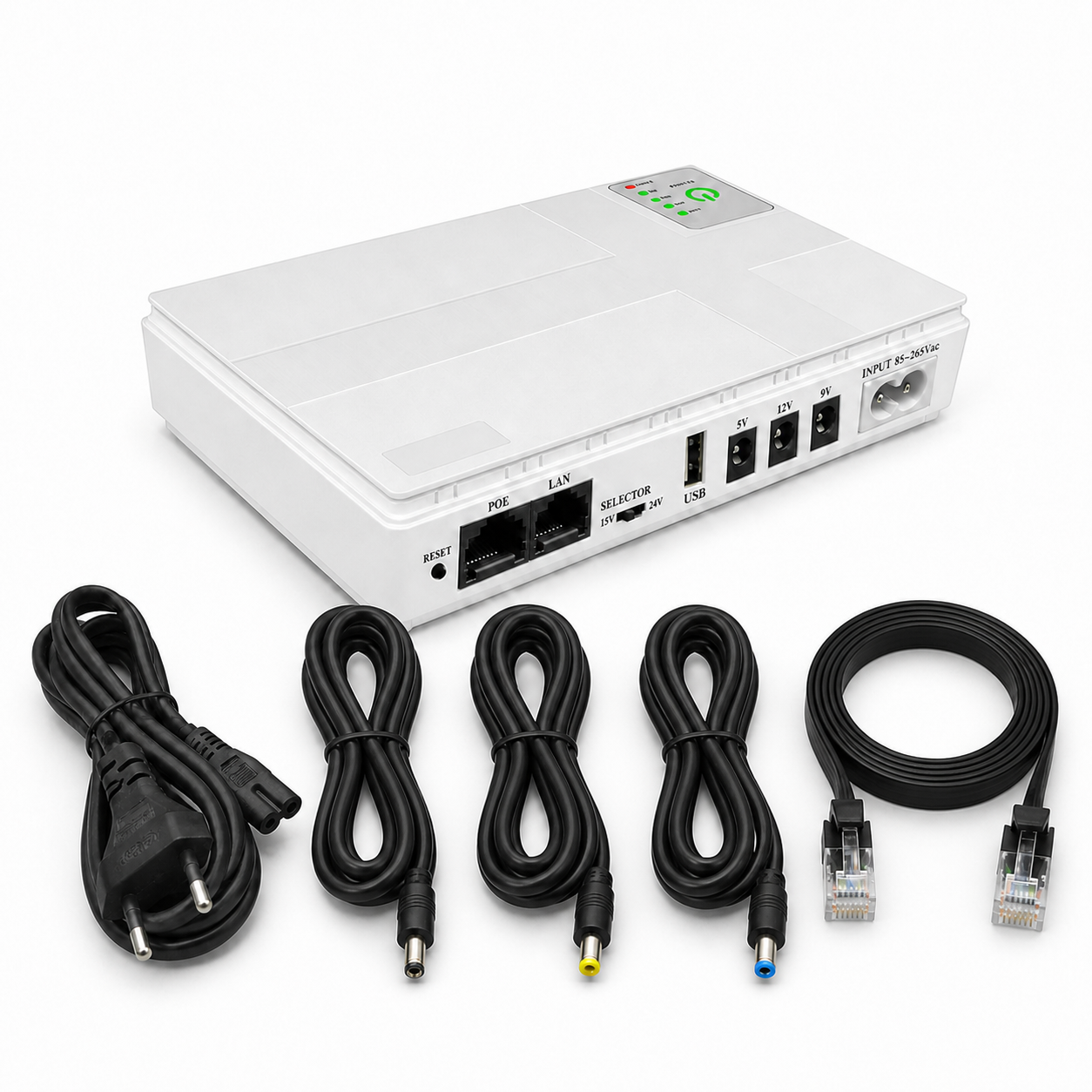 Источник бесперебойного питания для роутера Mini-UPS DC1018P 10400 мАч 5/9/12 В PoE