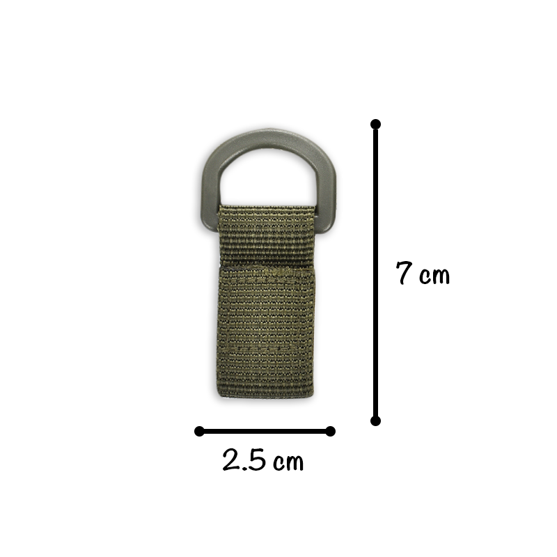 Карабін для спорядження із системою кріплення MOLLE Оливковий (TTM-06 A_9 №2) - фото 2