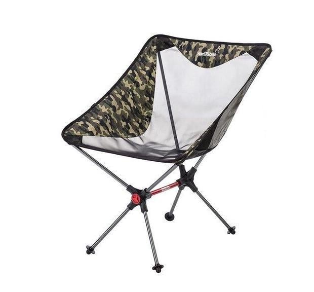 Кресло туристическое раскладное Naturehike NH19JJ005 folding moon chair Q-9E Сamouflage