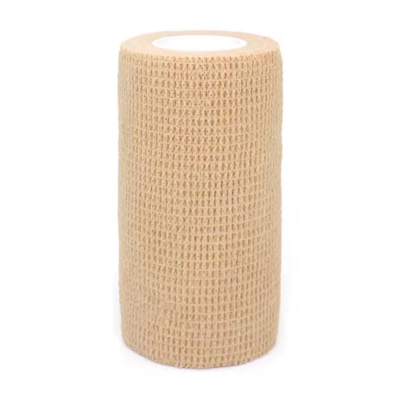 Бинт самоклеящийся эластичный фиксирующий 10 см 4,5 м Бежевий (2663177377) - фото 1 Бинт самоклеящийся эластичный фиксирующий 10 см 4,5 м Бежевий (2663177377) - фото 1