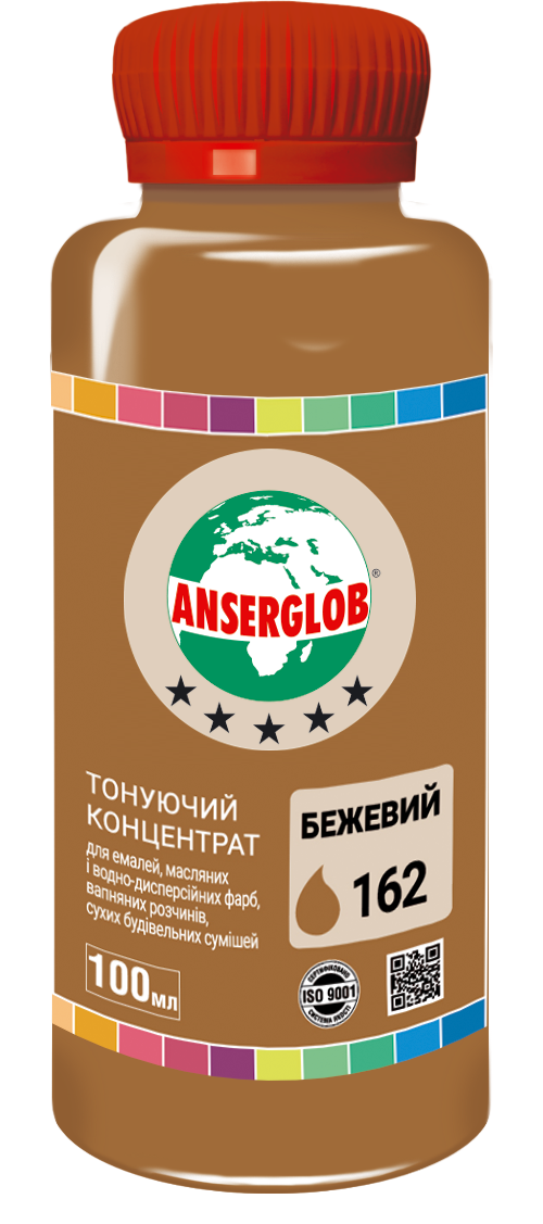 Концентрат тонирующий ANSERGLOB 100 мл 162 Бежевый (71583) - фото 1