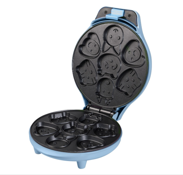 Вафельница мини Bestron круглая/бытовая/электрическая 7 вафель в форме животных 700 Вт (27109666)