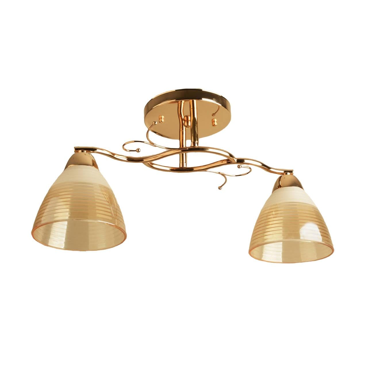 Люстра потолочная на два плафона Svet SH-8333/2 FG Золотистый