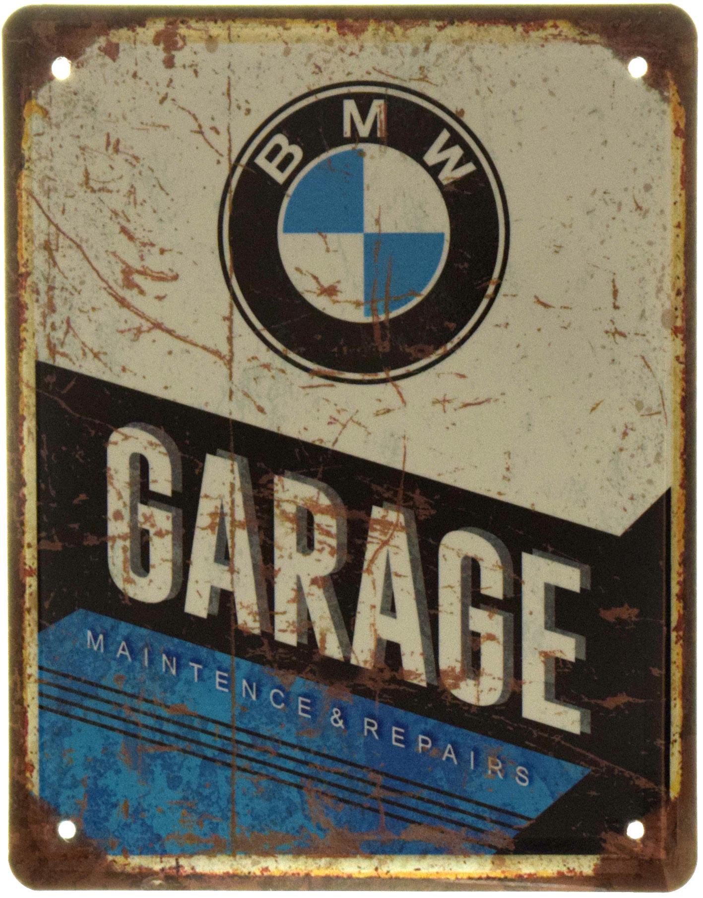 Табличка металева BMW Garage 18x22 см