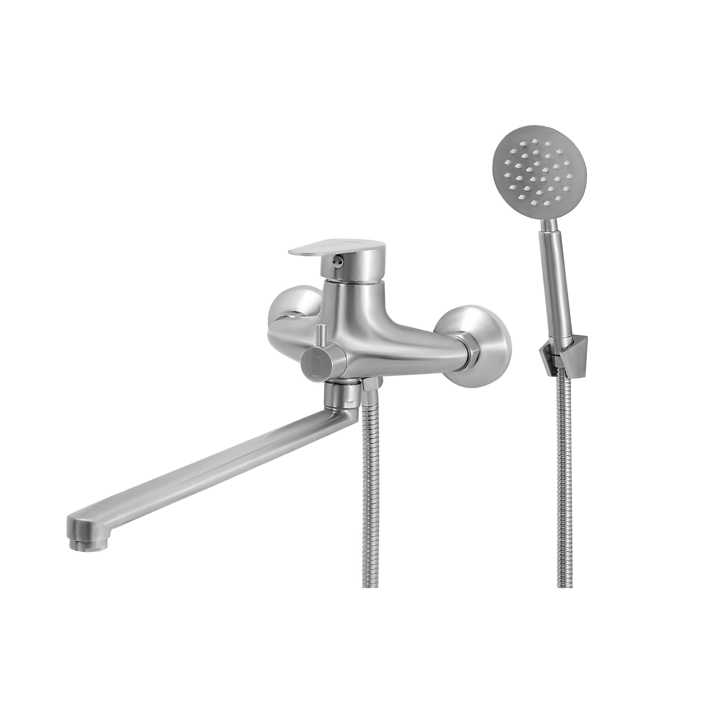 Смеситель для ванной Kraft с лейкой (KR4048)