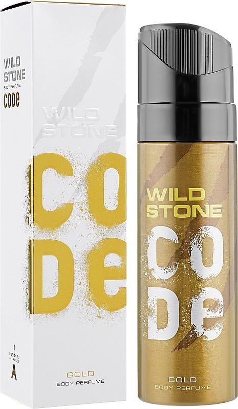 Дезодорант парфюмированный мужской Wild Stone Code Gold 120 мл (2108609544)